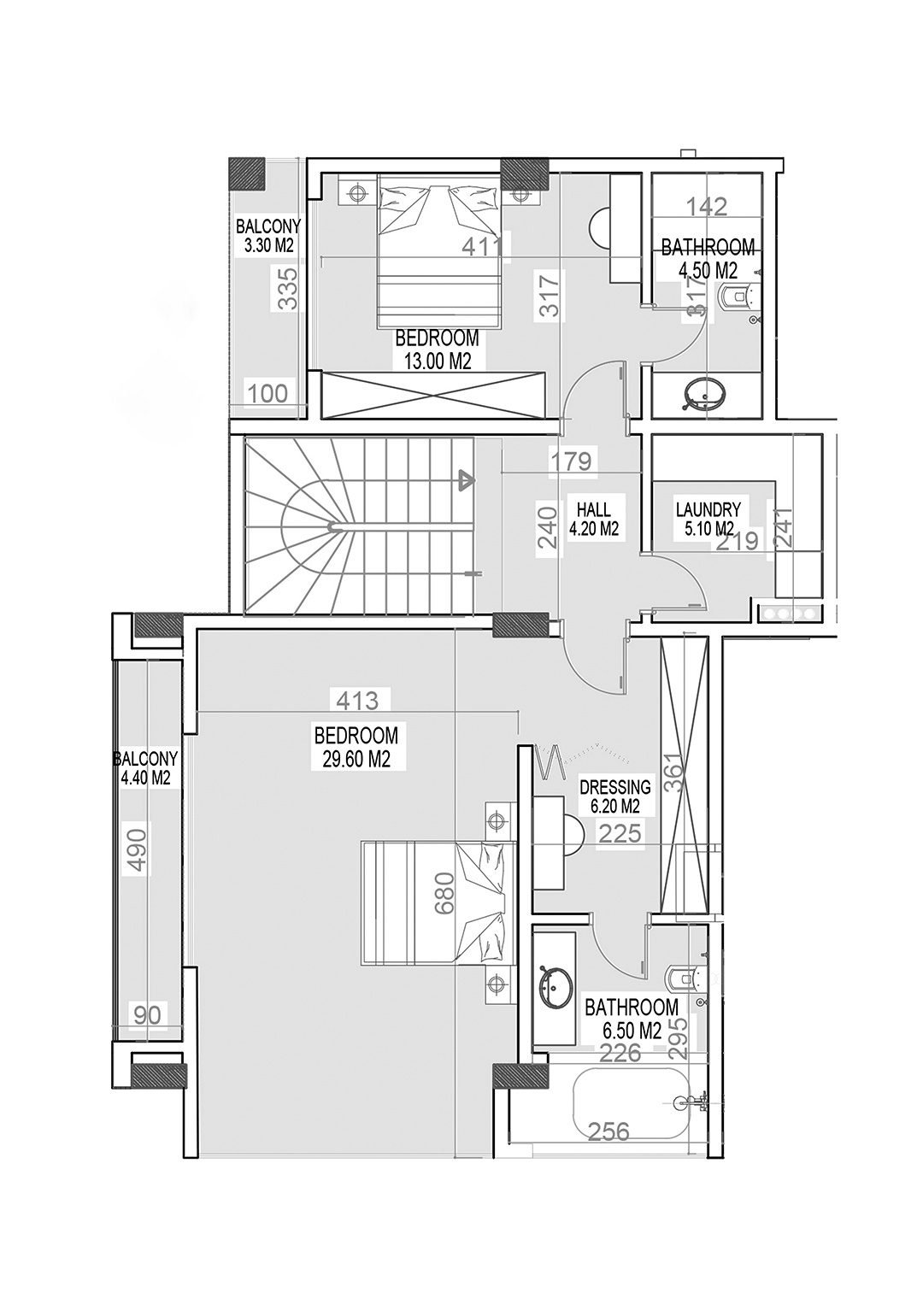 4+1 Apartment for sale in Yekta Kingdom Premium Villas, Mahmultlar, Alanya, Turkey No. F1